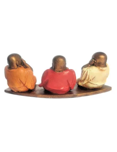 Statuette les 3 Bouddhas de la Sagesse