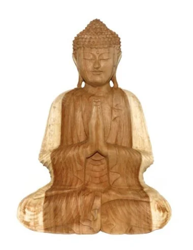 1 Bouddha en bois