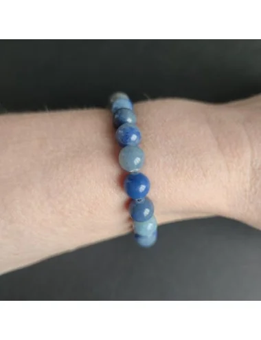 1 Bracelet aventurine bleue