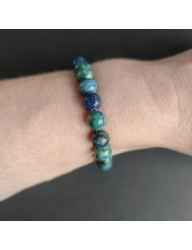 1 Bracelet Azurite Malachite Teintée