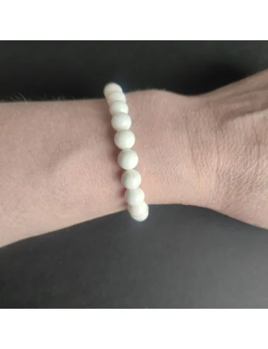 1 Bracelet nacre blanche